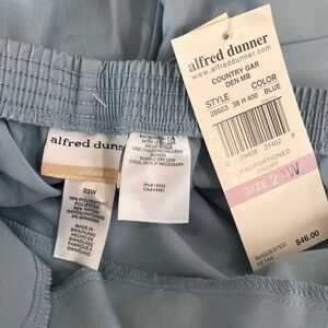 Alfred Dunner Light Blue Women's Pants